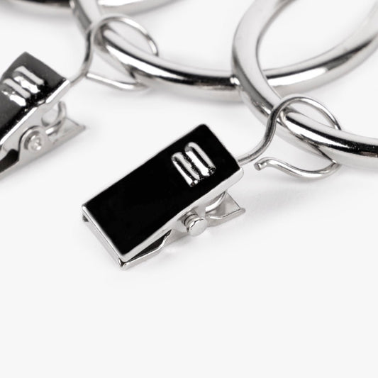 Conjunto Argolas para Varão Prateado TRIBECA - Gato Preto