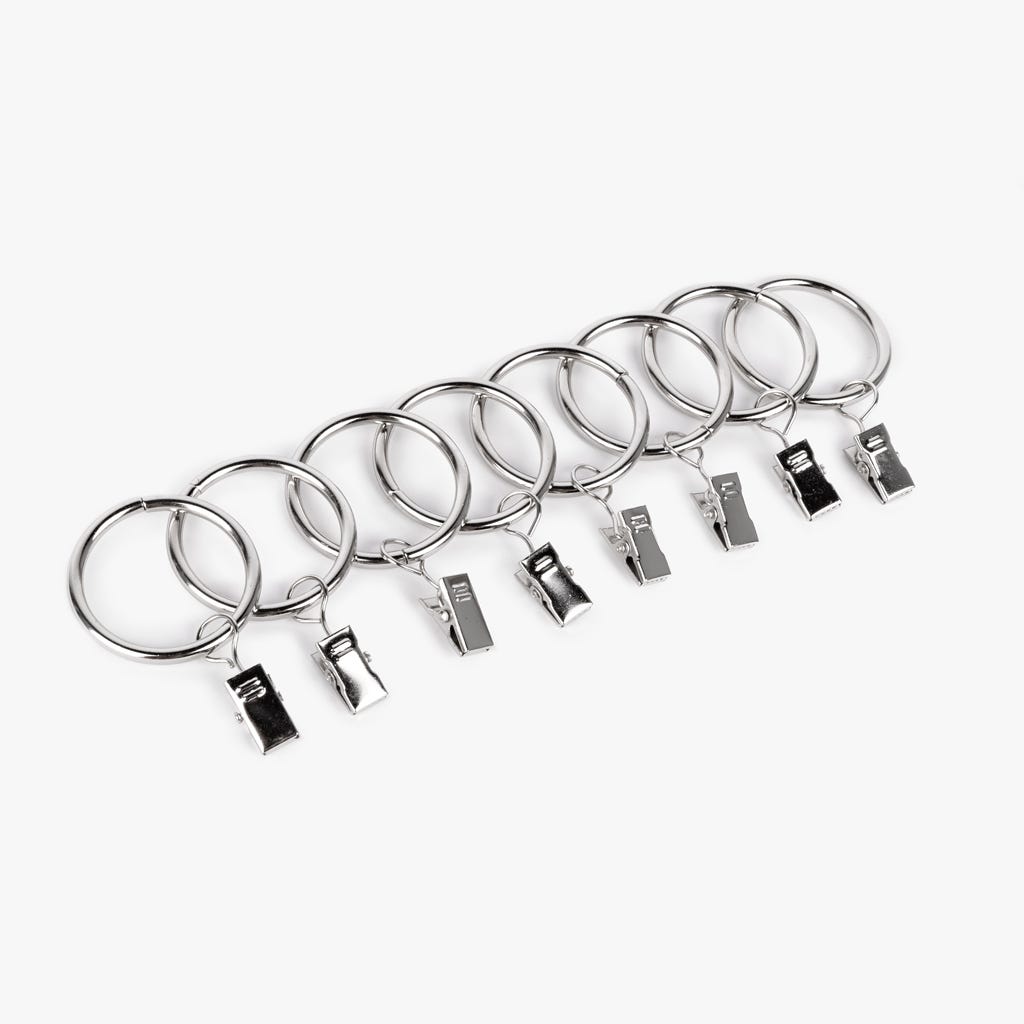 Conjunto Argolas para Varão Prateado TRIBECA - Gato Preto