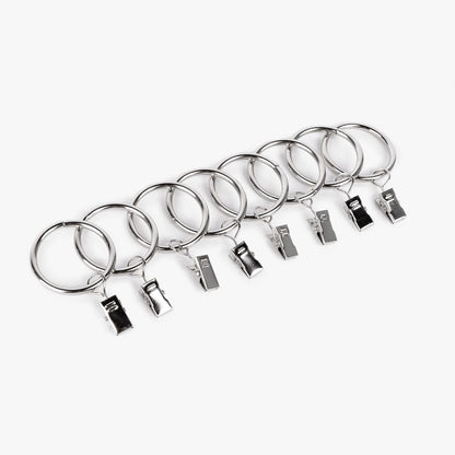 Conjunto Argolas para Varão Prateado TRIBECA - Gato Preto