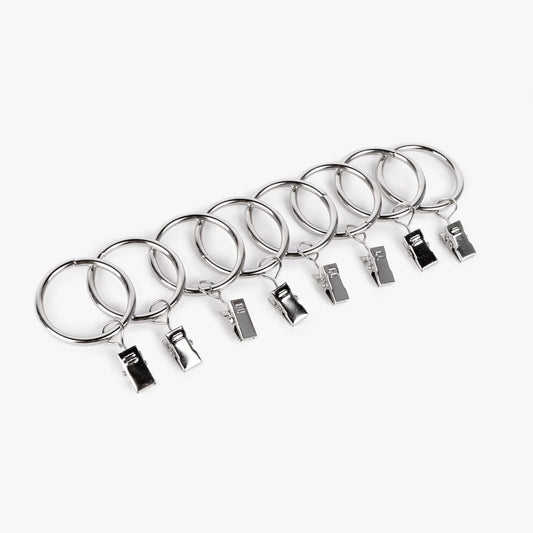 Conjunto Argolas para Varão Prateado TRIBECA - Gato Preto