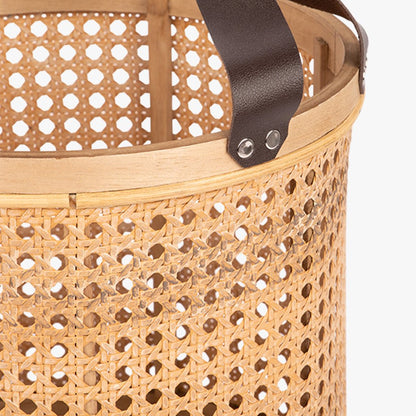 Conjunto com Dois Cestos Rattan Natural SUBLIME - Gato Preto