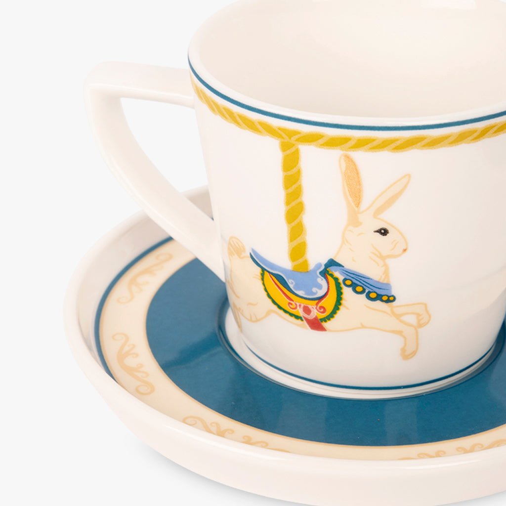 Conjunto de 2 Chávenas de Café CARROSSEL - Gato Preto