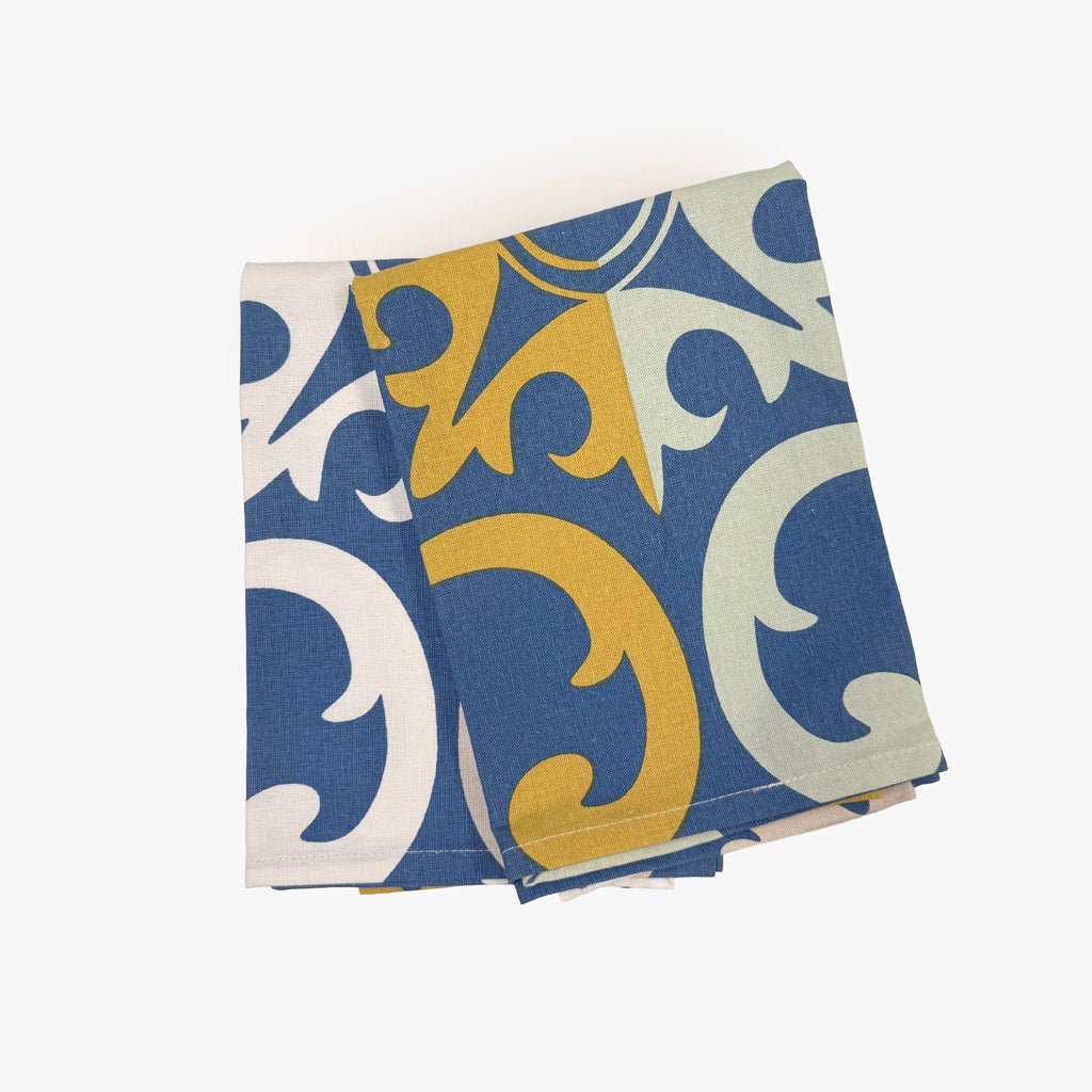 Conjunto de 2 Guardanapos AZULEJO - Gato Preto