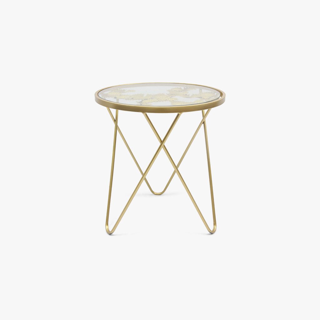 Conjunto de 2 mesas de Apoio 51x57/46x50 GINKGO - Gato Preto