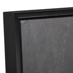 Conjunto de 2 Quadros Retrato Brincos 2A - Gato Preto