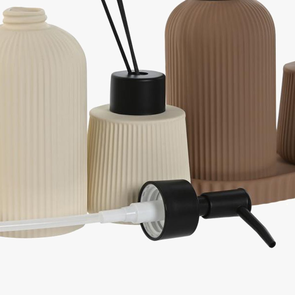 Conjunto de 3 Peças de Banho Gres 17x9x2 CLEAR - Gato Preto