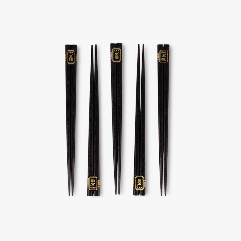 Conjunto de 5 Pauzinhos Preto CHOPSTICKS - Gato Preto