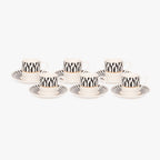 Conjunto de 6 Chávenas de Café BLACK CAT - Gato Preto