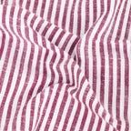 Conjunto de dois Guardanapos de Algosão Riscas Violeta e Verde 45x45 KERALA - Gato Preto