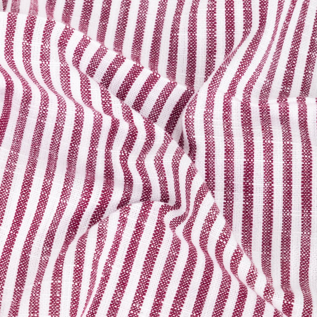 Conjunto de dois Guardanapos de Algosão Riscas Violeta e Verde 45x45 KERALA - Gato Preto