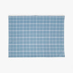 Conjunto de dois panos de Cozinha Xadrez Azul, Bordeaux e Branco CHECKS - Gato Preto