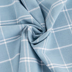 Conjunto de dois panos de Cozinha Xadrez Azul, Bordeaux e Branco CHECKS - Gato Preto