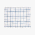 Conjunto de dois panos de Cozinha Xadrez Azul e Branco EVERYDAY - Gato Preto
