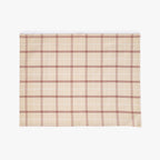 Conjunto de dois panos de Cozinha Xadrez Bege, Bordeaux e Branco CHECKS - Gato Preto