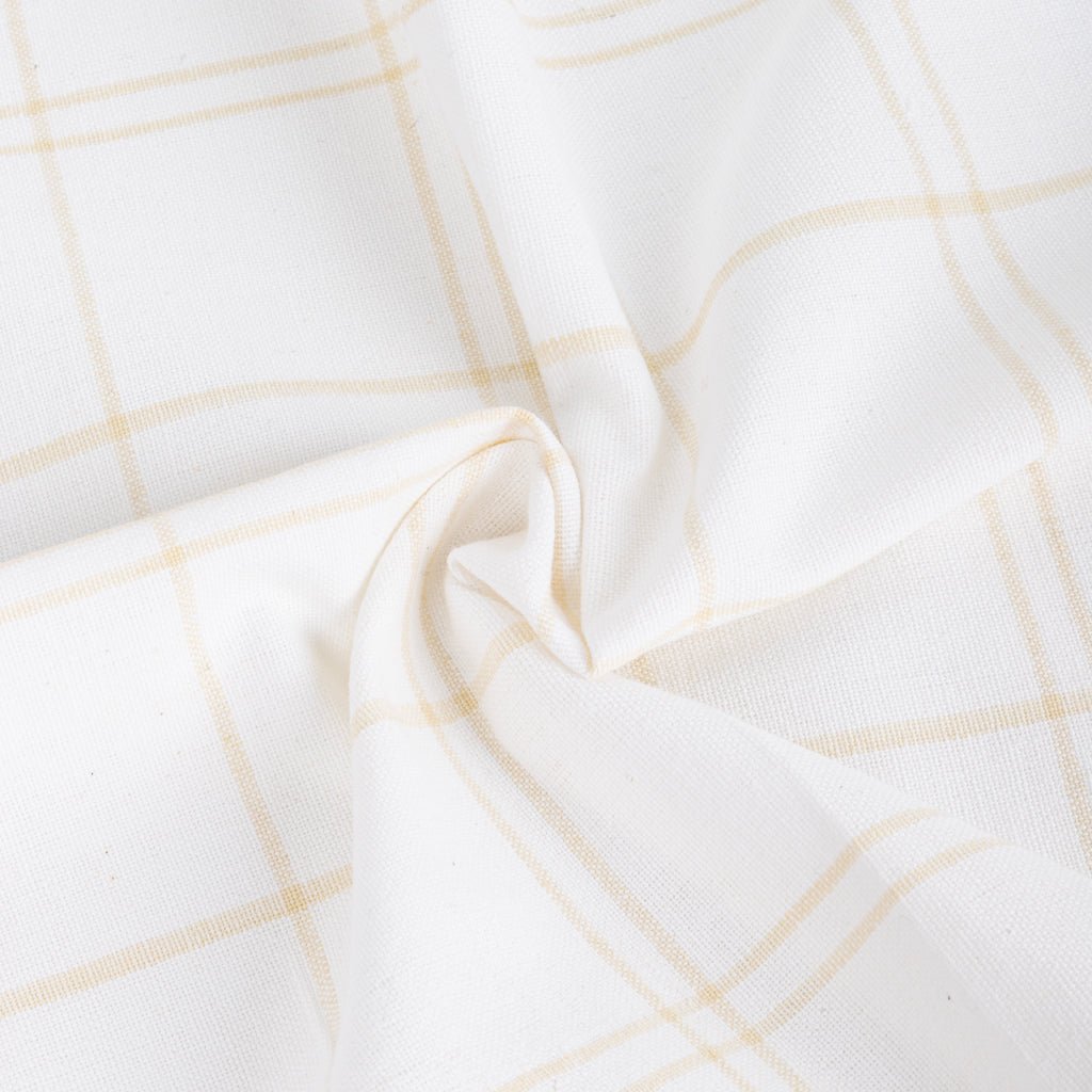 Conjunto de dois panos de Cozinha Xadrez Bege e Branco EVERYDAY - Gato Preto