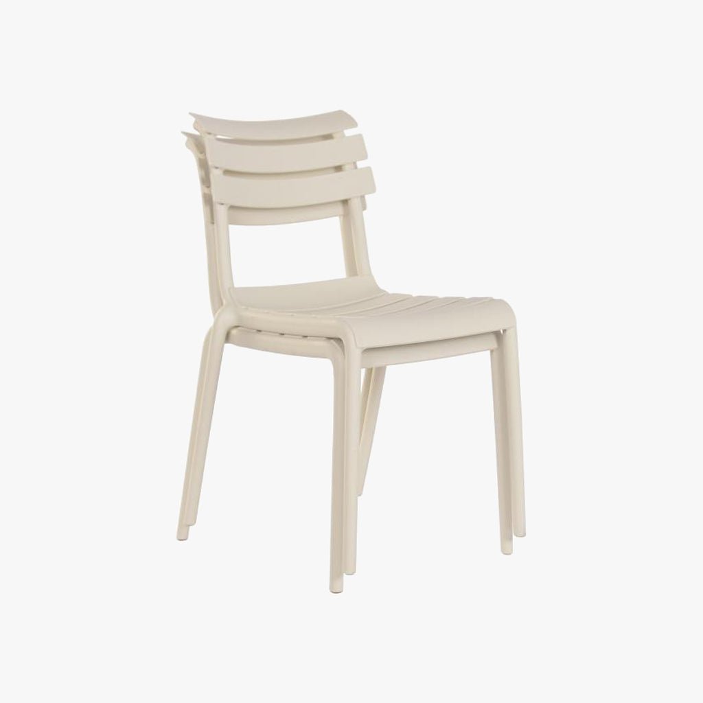 Conjunto de Mesa com 4 cadeiras Branco VITA - Gato Preto