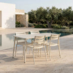 Conjunto de Mesa com 4 cadeiras Branco VITA - Gato Preto