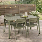 Conjunto de Mesa com 4 cadeiras Verde VITA - Gato Preto
