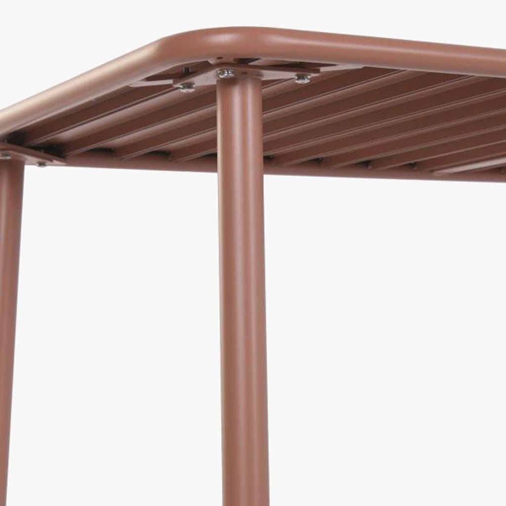 Conjunto de Mesa com 4 cadeiras Vermelho VITA - Gato Preto