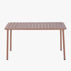 Conjunto de Mesa com 4 cadeiras Vermelho VITA - Gato Preto