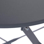 Conjunto de Mesa e Duas Cadeiras Cinza COLORFUL - Gato Preto