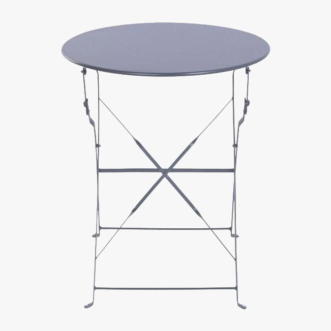 Conjunto de Mesa e Duas Cadeiras Cinza COLORFUL - Gato Preto