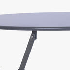 Conjunto de Mesa e Duas Cadeiras Cinza COLORFUL - Gato Preto
