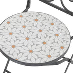 Conjunto de Mesa e Duas Cadeiras Mosaico Flores BLOSSOM - Gato Preto