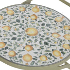 Conjunto de Mesa e Duas Cadeiras Mosaico Limões BLOSSOM - Gato Preto