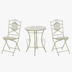 Conjunto de Mesa e Duas Cadeiras Mosaico Limões BLOSSOM - Gato Preto