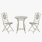 Conjunto de Mesa e Duas Cadeiras Mosaico Limões BLOSSOM - Gato Preto