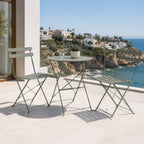 Conjunto de Mesa e Duas Cadeiras Verde COLORFUL - Gato Preto