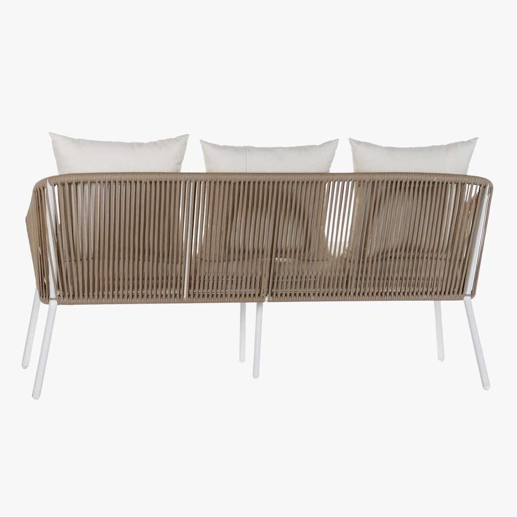 Conjunto de Sofá de Exterior 4 Peças SIESTA | 152×72×70 cm - Gato Preto
