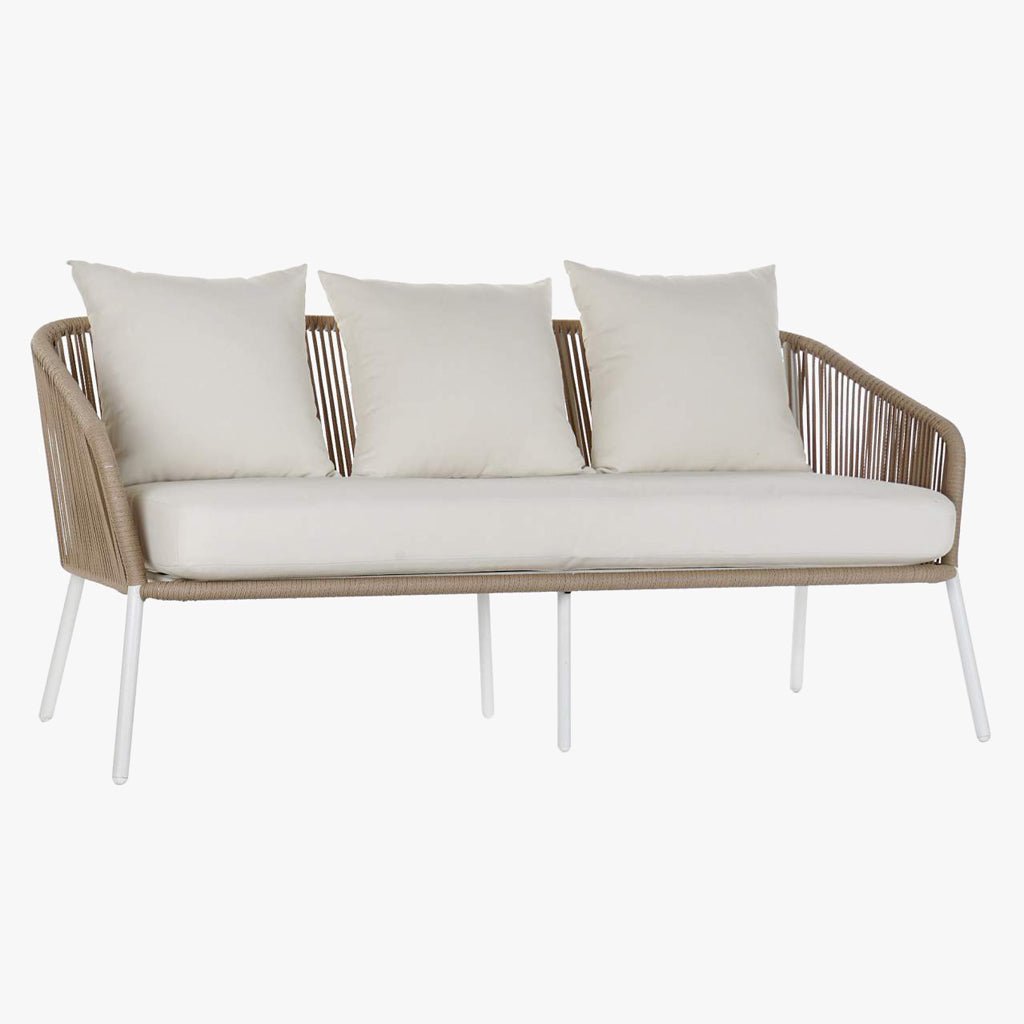 Conjunto de Sofá de Exterior 4 Peças SIESTA | 152×72×70 cm - Gato Preto