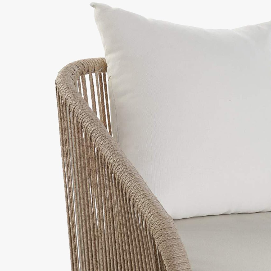 Conjunto de Sofá de Exterior 4 Peças SIESTA | 152×72×70 cm - Gato Preto