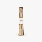 Conjunto de Velas Castiçal Espiral Dourado MARSHMALLOW - Gato Preto