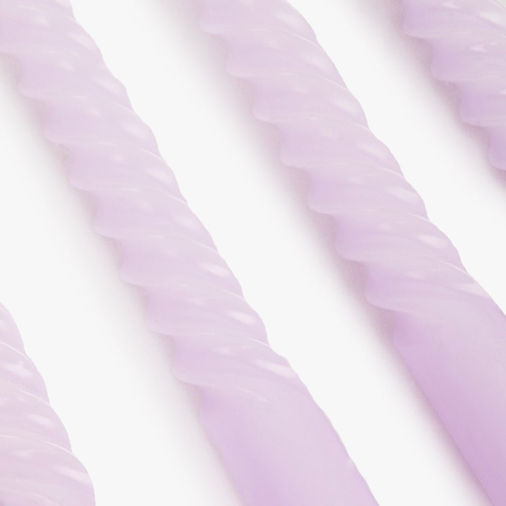 Conjunto de Velas Castiçal Espiral Violeta MARSHMALLOW - Gato Preto