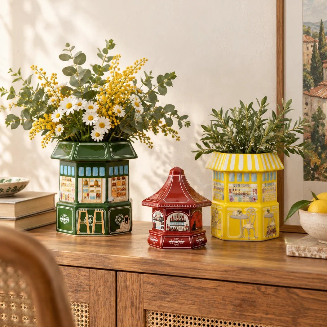 Conjunto Kiosk - 2 Jarras + Caixa Decorativa | KIOSK - Gato Preto