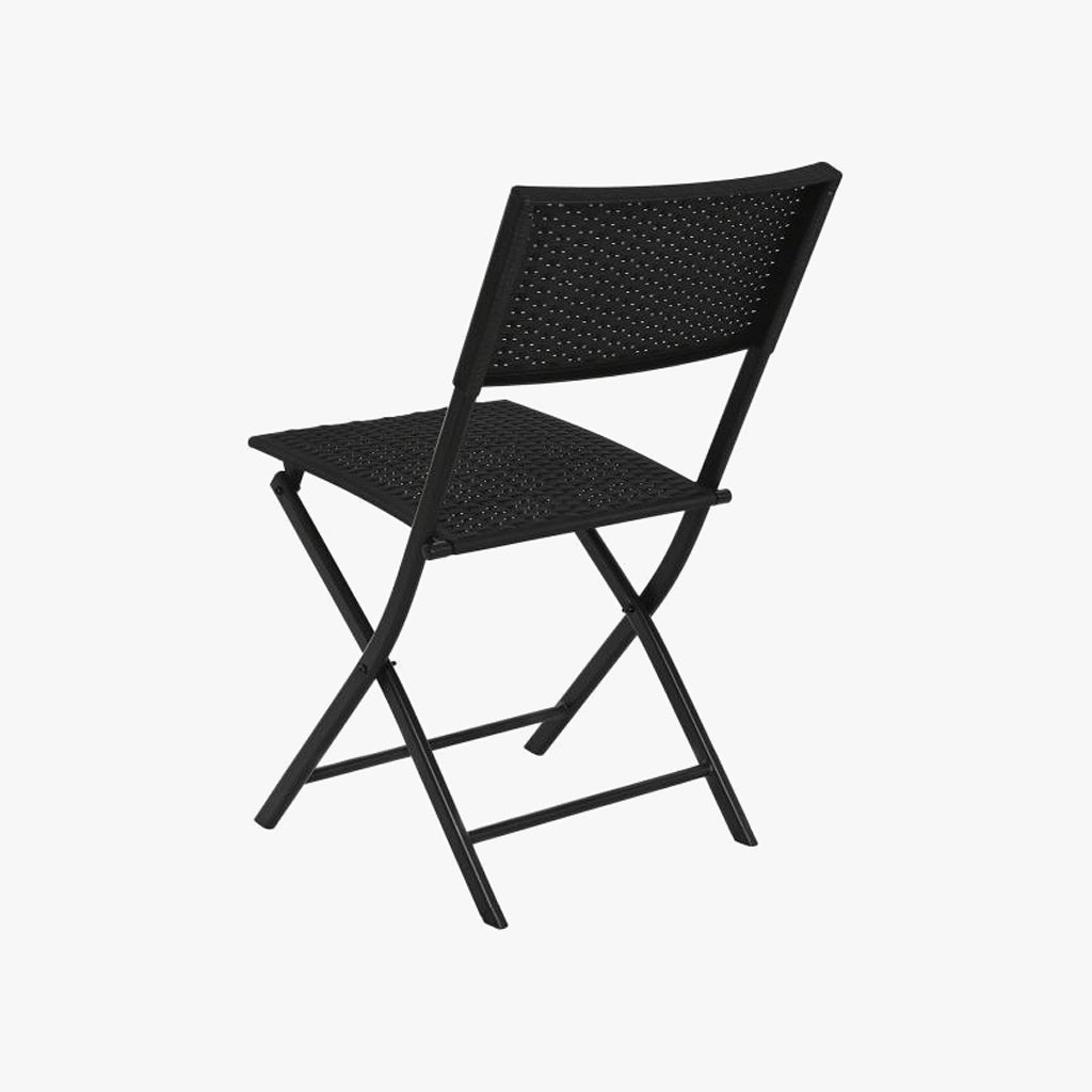 Conjunto Mesa e 2 Cadeiras Preto | Coleção Horizon - Gato Preto