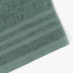 Conjunto Toalhetes de Algodão Verde Escuro 4EVERYDAY - Gato Preto