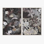 Conjuntos de 2 Quadros Natureza Grafica 2A - Gato Preto