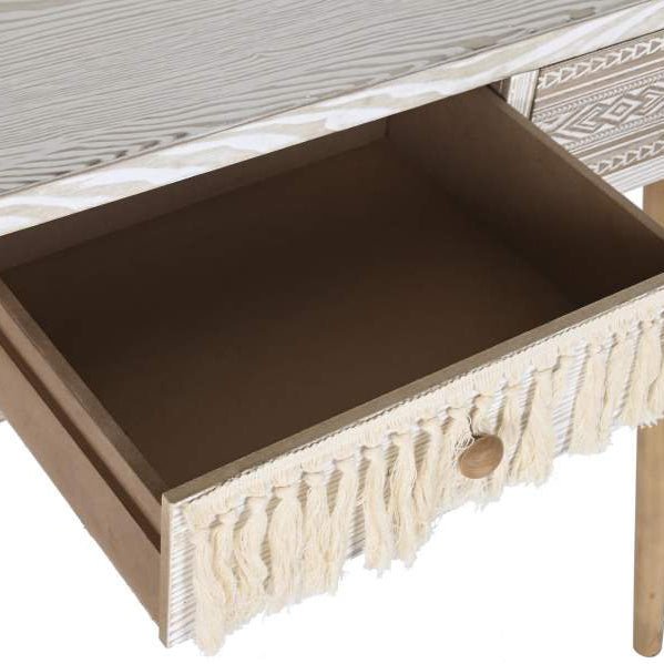 Consola Branca com Três Gavetas ZENA - Gato Preto