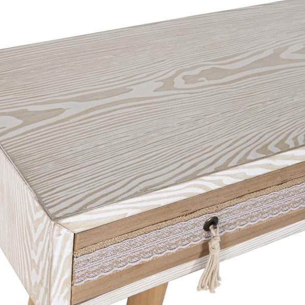 Consola Branca com Três Gavetas ZENA - Gato Preto