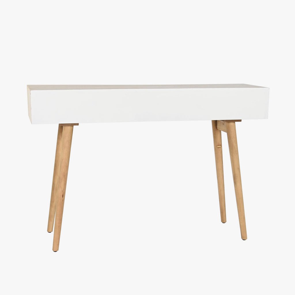 Consola Branca com Três Gavetas ZENA - Gato Preto