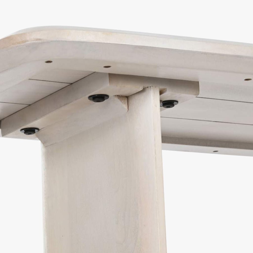 Consola Madeira Branca 152x45x76 JASMIN - Gato Preto