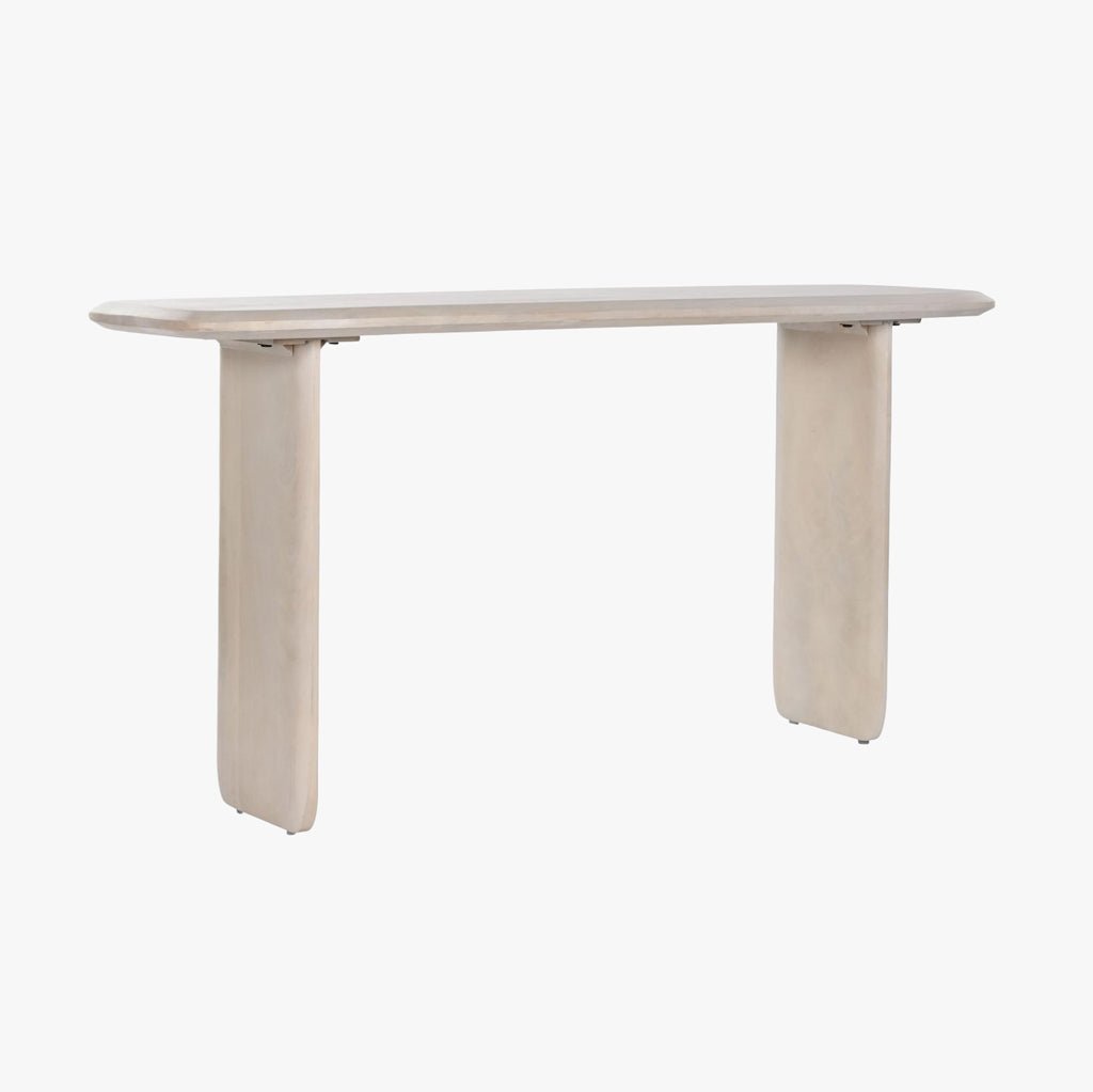 Consola Madeira Branca 152x45x76 JASMIN - Gato Preto