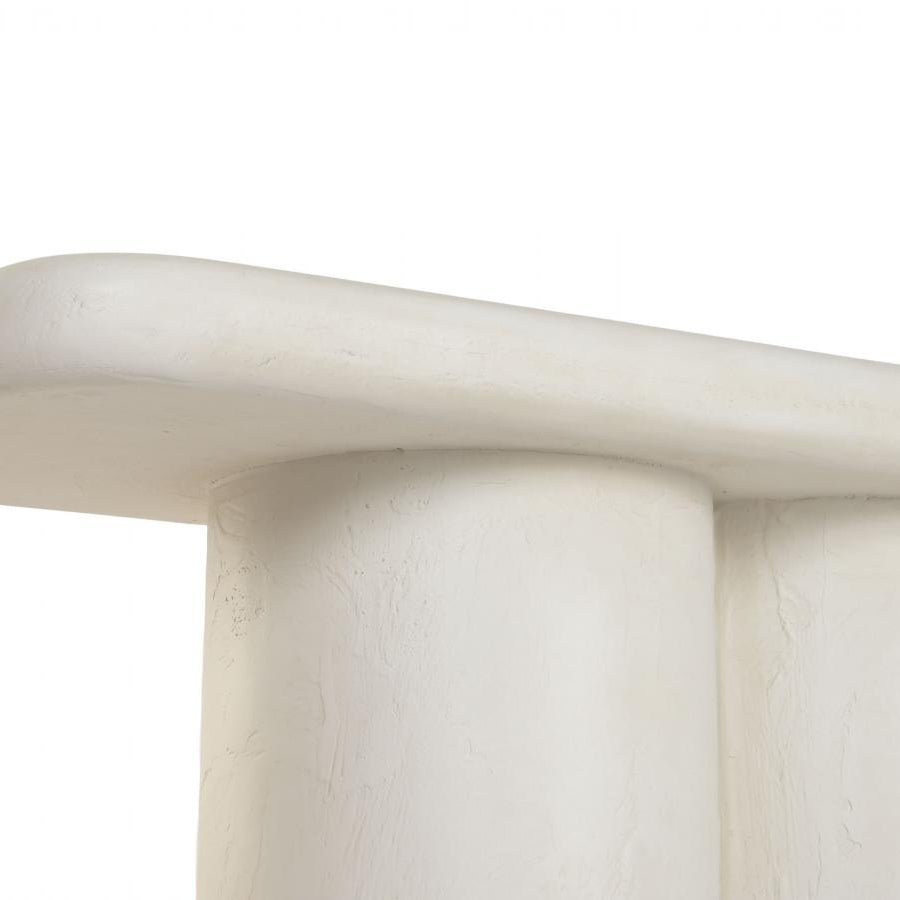 Consola MDF Branca ZENA - Gato Preto