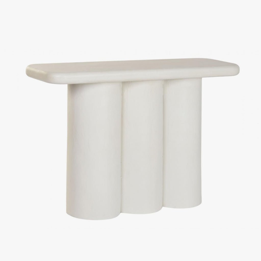 Consola MDF Branca ZENA - Gato Preto