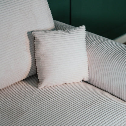 CÓPIA TESTE - Sofá cama com chaise longue reversível verde LAUREN (Cópia) - Gato Preto