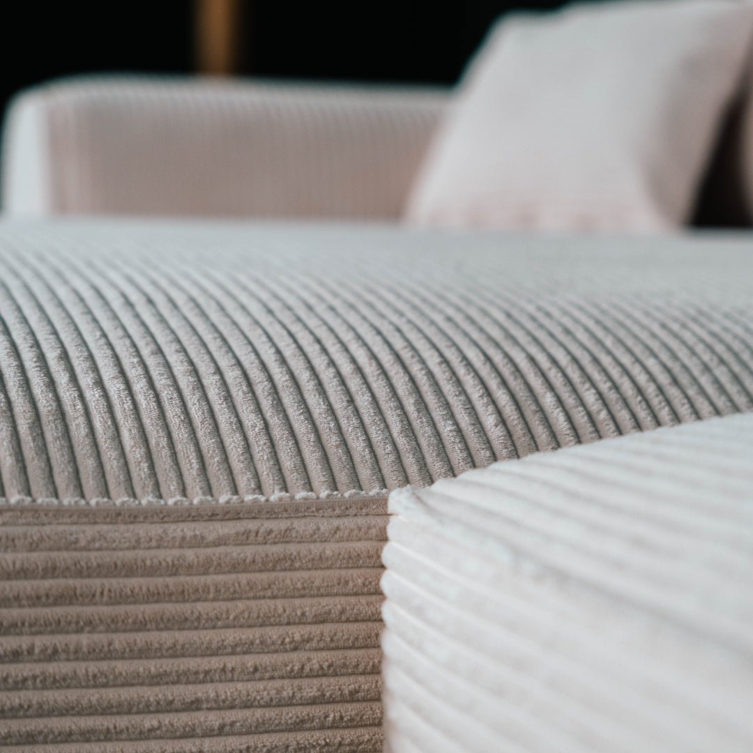 CÓPIA TESTE - Sofá cama com chaise longue reversível verde LAUREN (Cópia) - Gato Preto